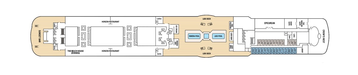 Deck 16 - Lido Deck